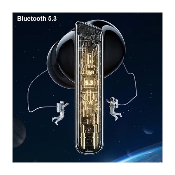 AWEI 5.3 TWS Bluetooth-hörlurar med dockningsstation Svart
