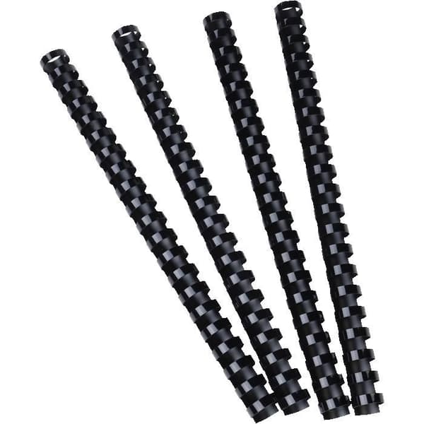Exacompta Låda 100 spiralbindningar plast 16mm Svart 75501E