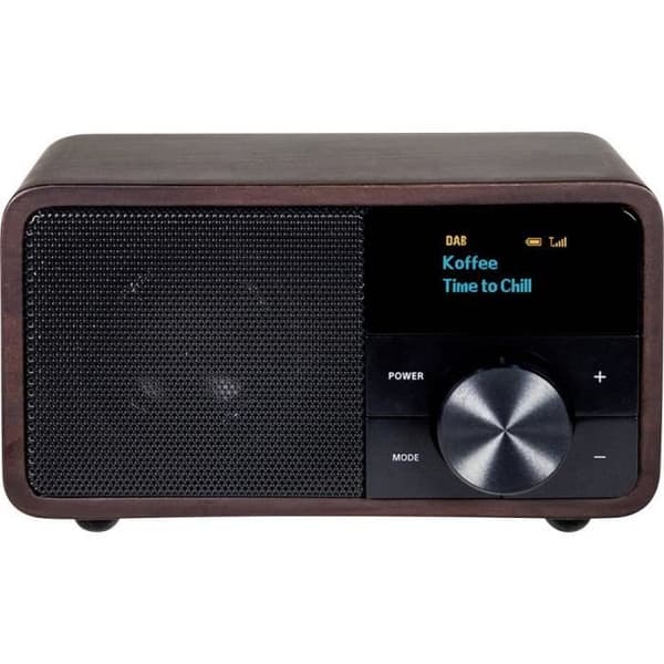 Bordradio - Kathrein - DAB+ 1 - Bluetooth - FM - Mörkt trä