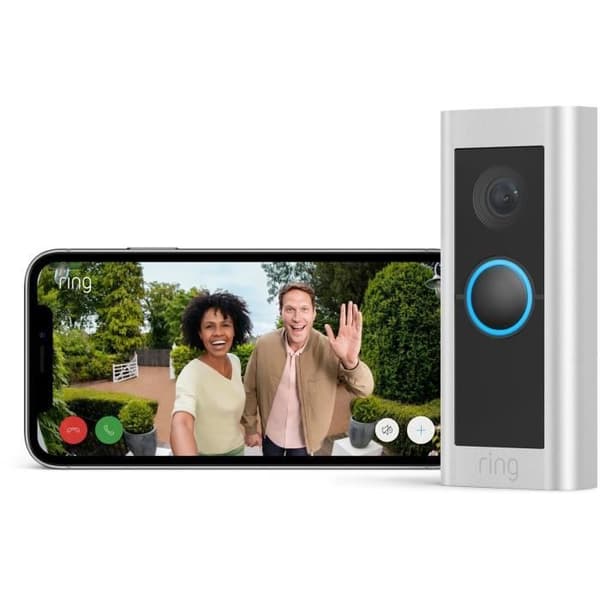 Videodörrklocka - Ring - Videodörrklocka Pro 2 - HD 1536p - 3D-detektering - Fast strömförsörjning