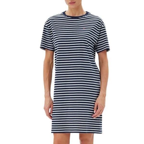 Nattlinne Marin/Vit Dam Tommy Hilfiger Rand