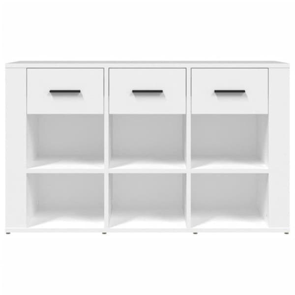 821004 vidaXL Buffé Vit 100x30x59,5 cm Ingenjörsträ