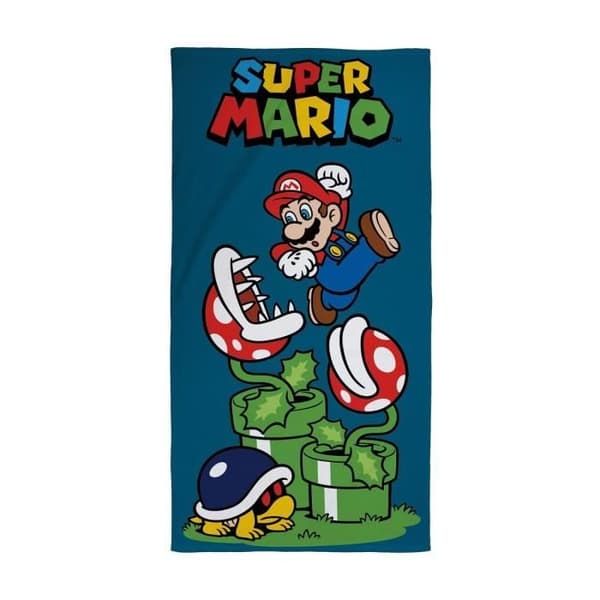 Nintendo Super Mario Leaping 100 % bomullshandduk