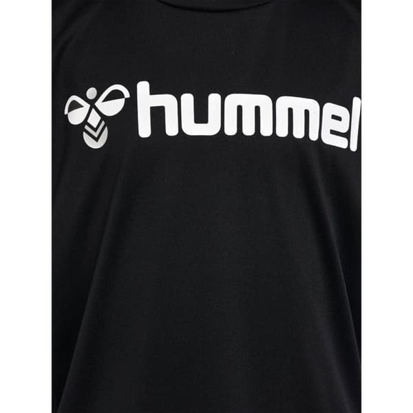 Barntröja Hummel Logotyp - svart