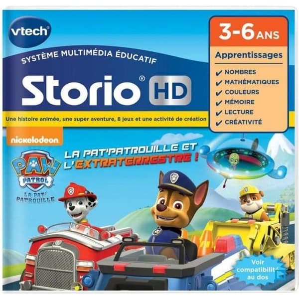 VTECH - Storio Educational Game - Paw Patrol