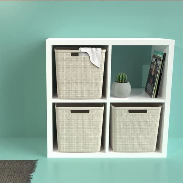 CURVER Cube Jute korg 17 L - Beige