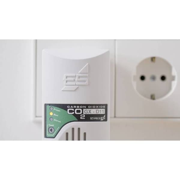 Schabus GX-D11 Lufqualitetsensor med intern sensor för el, påstickare Gas upptäckte koldioxid