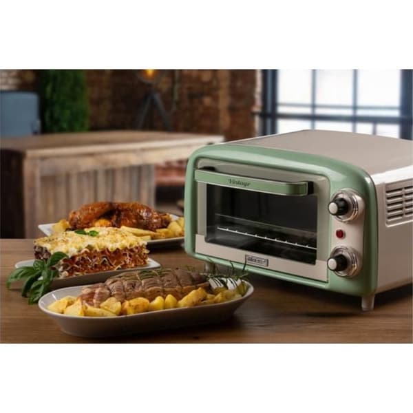 Elspis - ARIETE - Mini-Elspis Grön - 10L - 800W - Retro Design