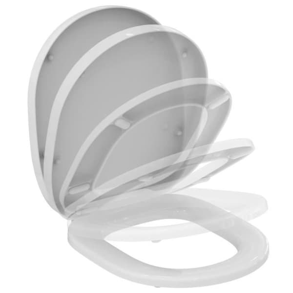 IDEAL STANDARD Connect Toalettsits - Överdrag - Vit