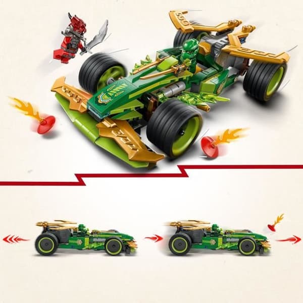 LEGO NINJAGO 71828 Lloyd's Pull-Back Race Car - Byggleksak