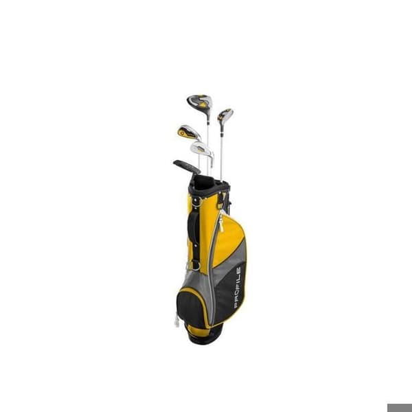 Junior golfset Wilson Profile JGI - komplett set för både herr och dam, 8 storlekar, robust väska