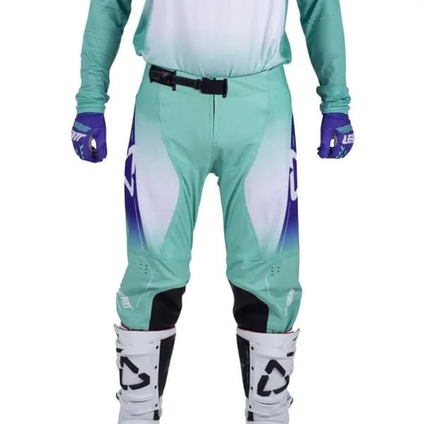 Leatt 4.5 motorcykelbyxor - turkos/lila/vit