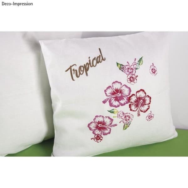 Hibiscus silkscreen mall, DIN A5, 1 mall + 1 spatula på