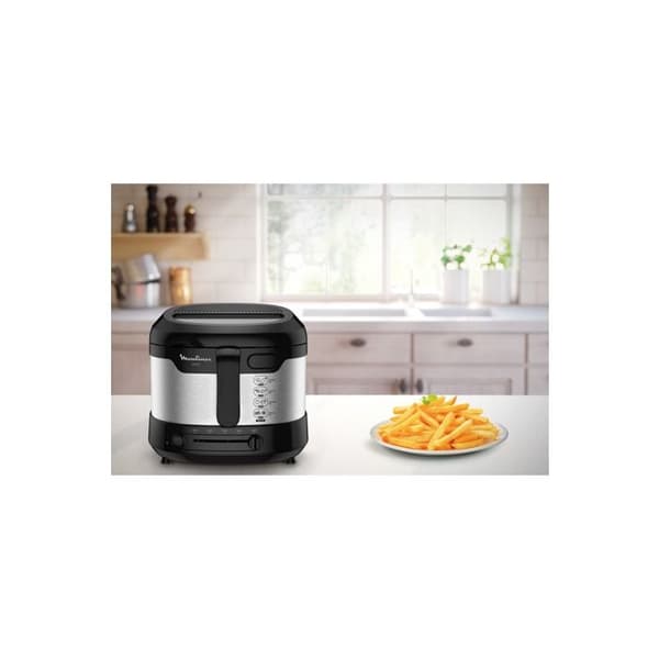 Moulinex UNO 1600W SVART OCH GRÅ AF215D10 Fritös