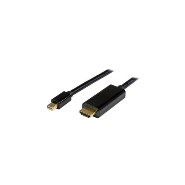 Mini DisplayPort till HDMI-adapterkabel - STARTECH.COM - 2 m - 4K - Svart - Hane/Hane