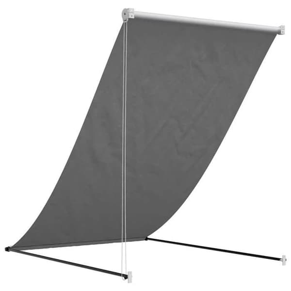 vidaXL Fällbart markis antracit 150x150 m tyg och stål 368751