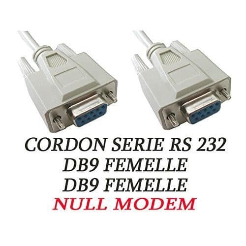 KALEA-INFORMATIQUE Cordon Serie RS232 Female - Female - NULL MODEM