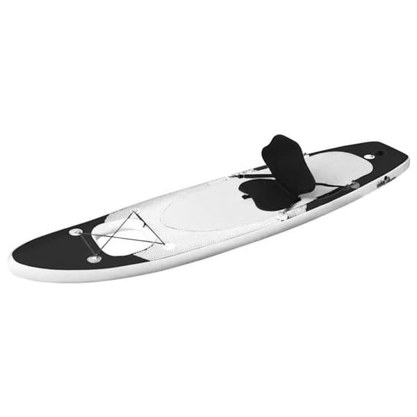 vidaXL Uppblåsbart SUP Board Set Svart 330x76x10 cm