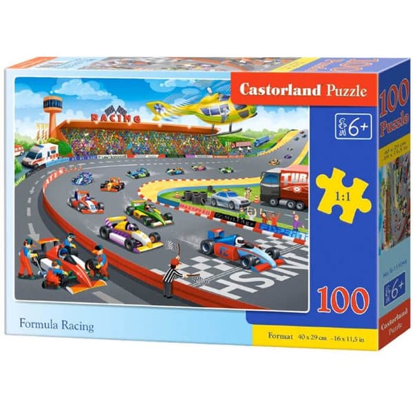 Pussel 100 bitar: Formel 1-lopp