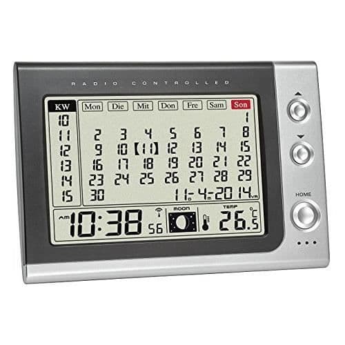 TFA dostmann 60.2529.54 Klockradio med månadskalender