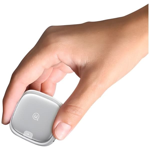 USAMS 1m Svart Pivotande MicroUSB-kabel
