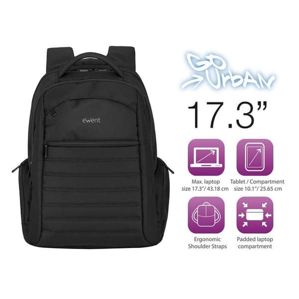 Ewent Urban Notebook Ryggsäck 17,3" EW2528