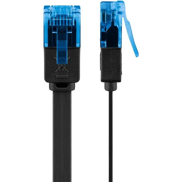 Ethernetkabel - RJ45 - CAT 6A - 10 m - U/UTP - Svart