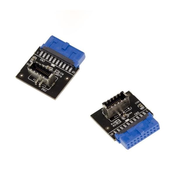 KALEA-INFORMATIQUE USB 3.1 typ E-adapter till intern USB 3.0 USB3 19-punkts honkontakt.