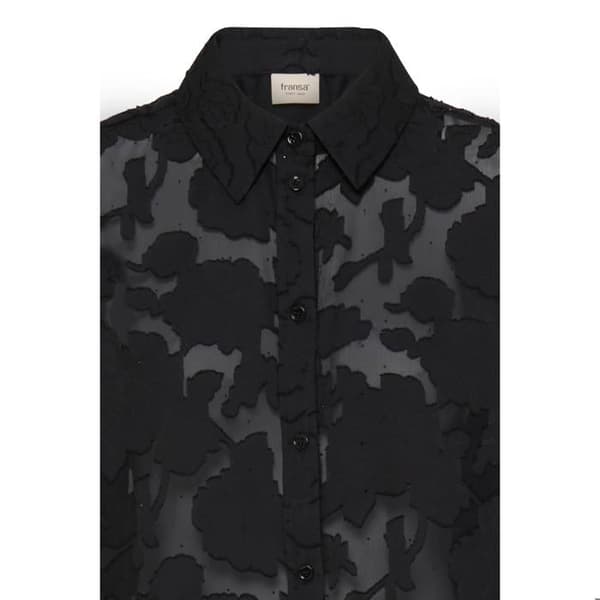 Långärmad blus dam fransa Rhinestone 1