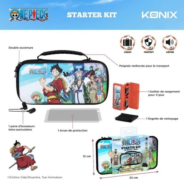 Paket med speltillbehör Startkit Nintendo Switch, Switch Lite och Switch OLED - Konix