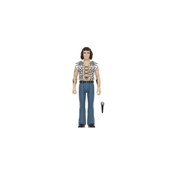 Super7 - Bon Scott - Figur ReAction Bon Scott (Leopardmönster) 10 cm