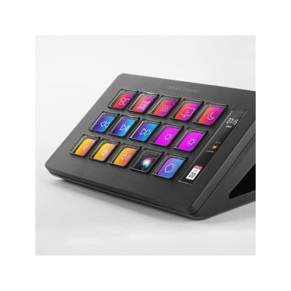 Kontrollpanel - Mars Gaming - MSD-One - 15 Anpassningsbara LCD-tangenter - Ergonomisk design - Windows och MacOS