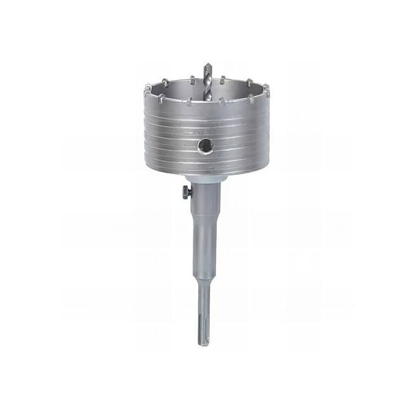 Borrkrone - RIBITECH - 80x160 mm - Wolframkarbid - SDS-system