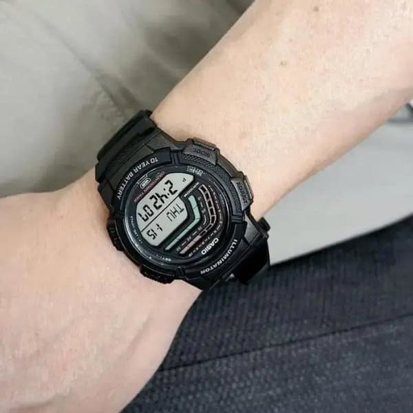 Klocka - CASIO - WS-1800 - Unisex - Svart - Kvarts - Digital