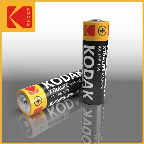 Paket med 60 AA-batterier - LR06 Alkaline - KODAK