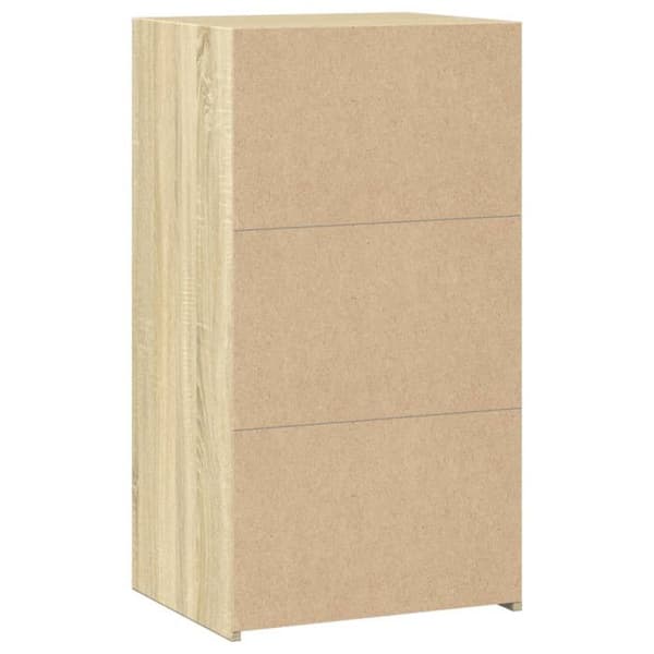 vidaXL Buffé eksonoma 50x41x93 cm ingenjörsträ 846364