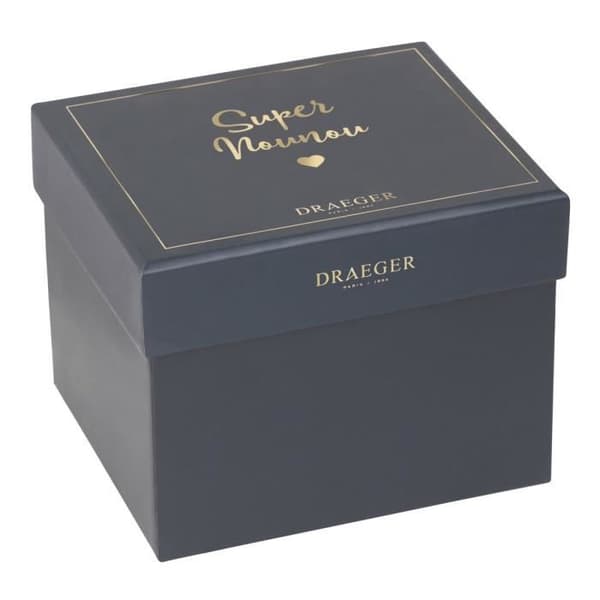 Mugg - Draeger Paris - Super Nounou - 320 mL - Rosa - Cylindrisk