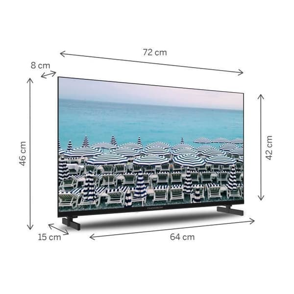 THOMSON 32" (81 cm) LED HD TV - Easy TV - 32HD2S13 - 2023 - Ej Smart