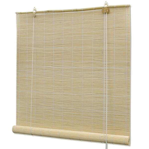 vidaXL Bambu Rullgardin 100 x 220 cm Natur