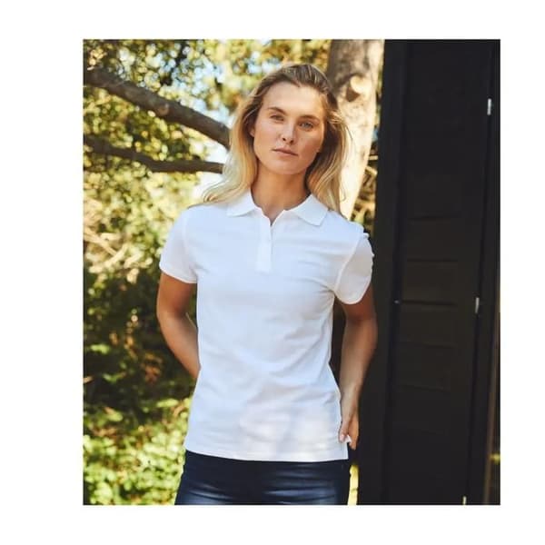 Polo dam Neutral Classic - vit