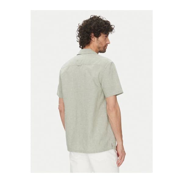 T-shirt i bomull och linne - Tommy Jeans.