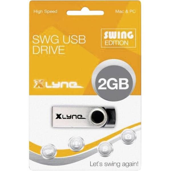 Flashminne - XLYNE - BESTMEDIA PLATINUM HIGHSPEED - 2 Go - USB 2.0 - Vit