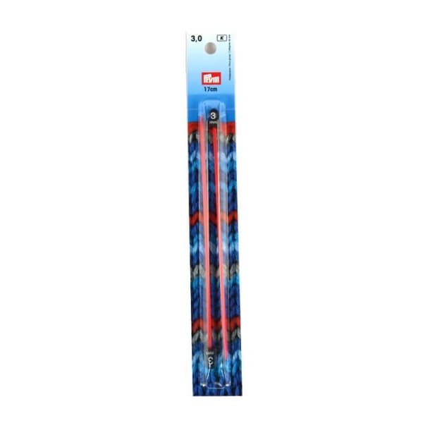 Barnstickor - PRYM - N°3 - Plast - 17 cm - Sålda i par