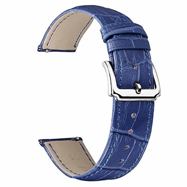 Klockarmband - BINLUN - Äkta Läder - Snabbkoppling - 10 Färger - Unisex