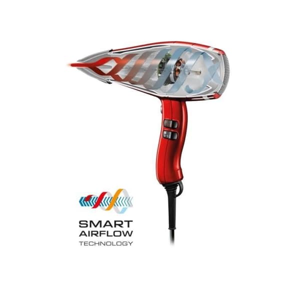 VALERA Power4ever hårtork - Röd - 2400 W - Hänghål