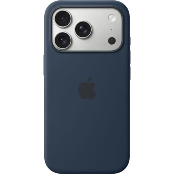 APPLE iPhone 17 Pro - Silikonfodral med MagSafe - Midnatt