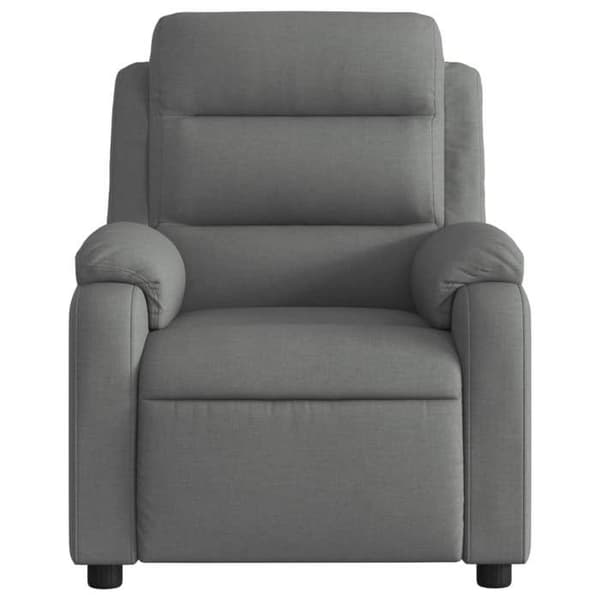 vidaXL Grått tyg recliner 3205721