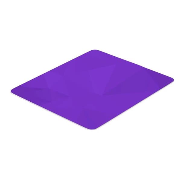 Rektangulär musmatta - 1 - Lila - 22 x 8 cm - Halkfri (gummibakgrund)