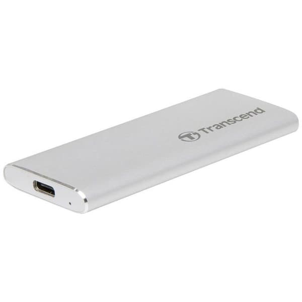Transcend ESD260C 250 GB Extern SSD-hårddisk USB-C®, USB-A silver TS250GESD260C