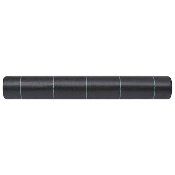 vidaXL Mulchduk Svart 2x100 m PP